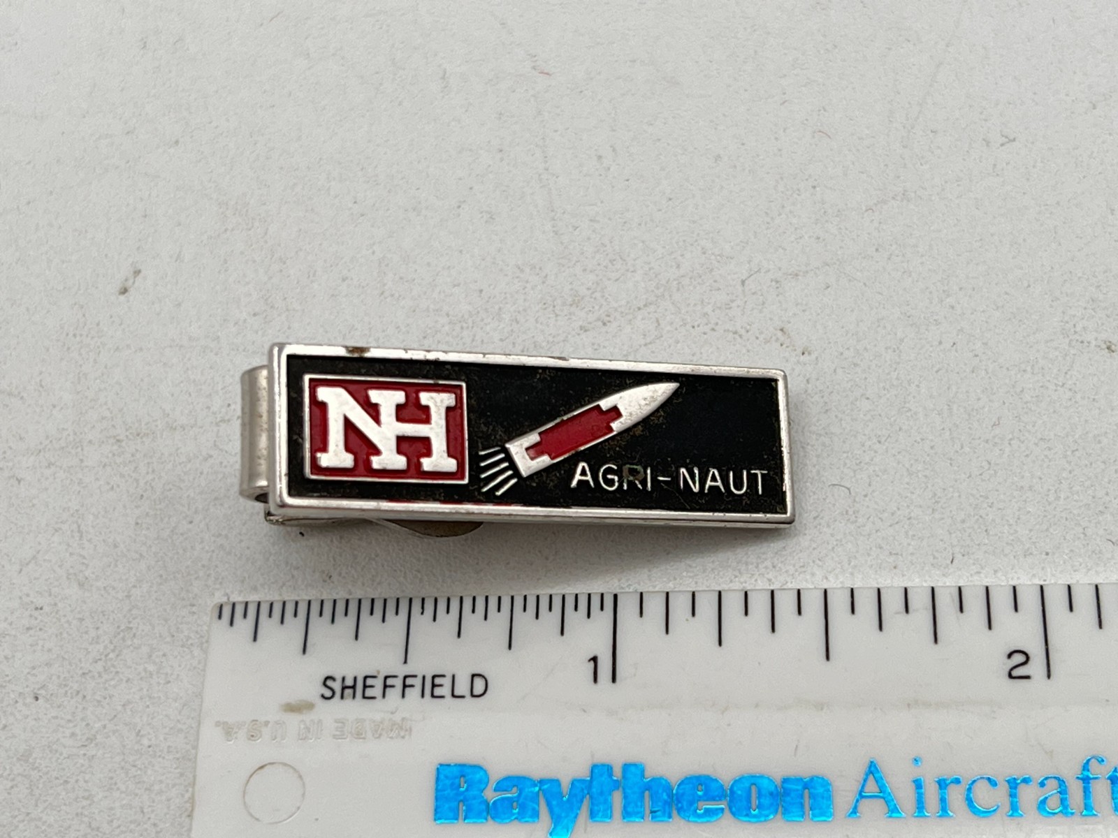 Vintage New Holland NH Agri-Naut Farming Agriculture Advertising Tie Clip
