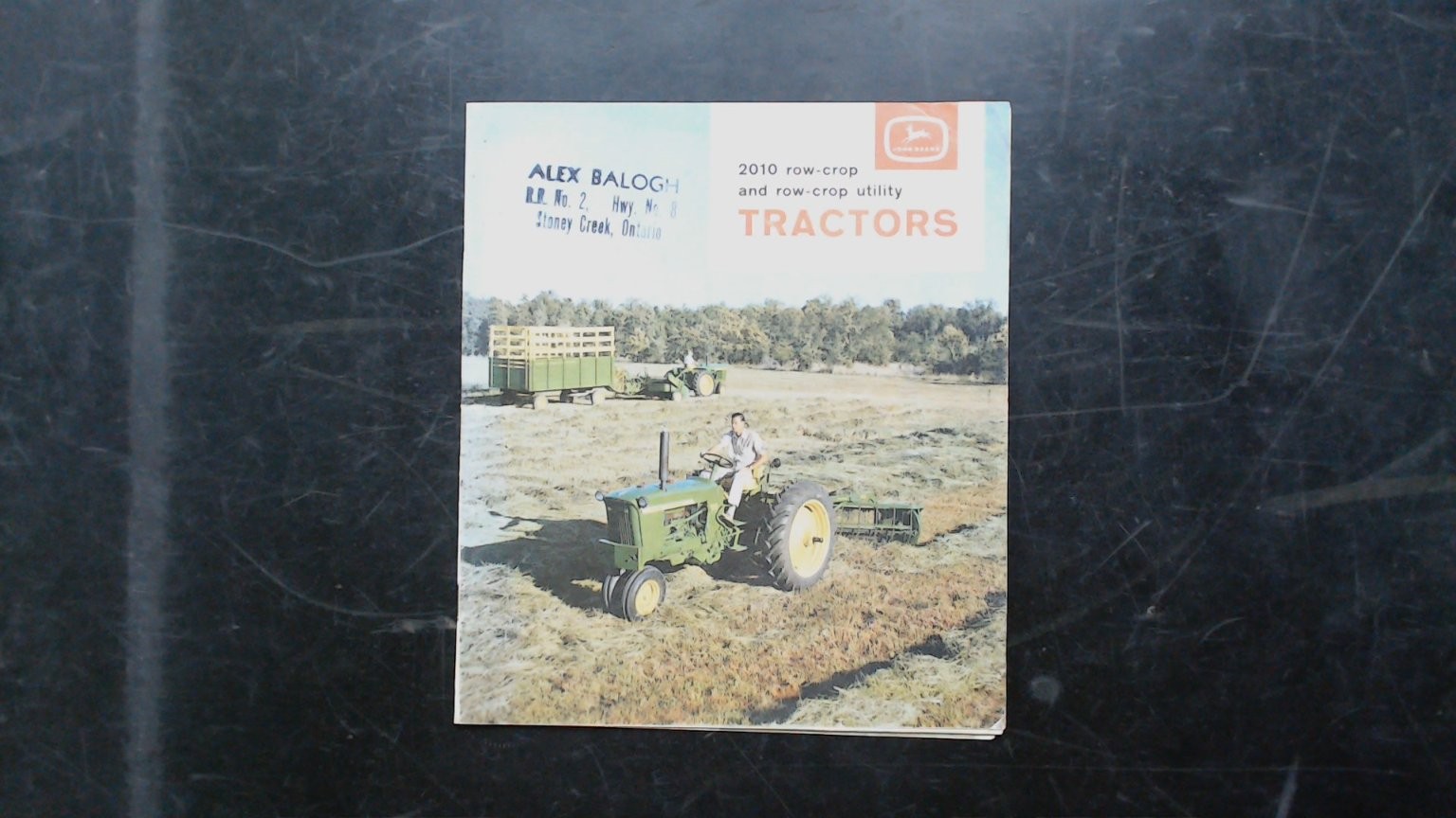John Deere 2010 Row-Crop Utility Tractors Brochure Vintage Agriculture