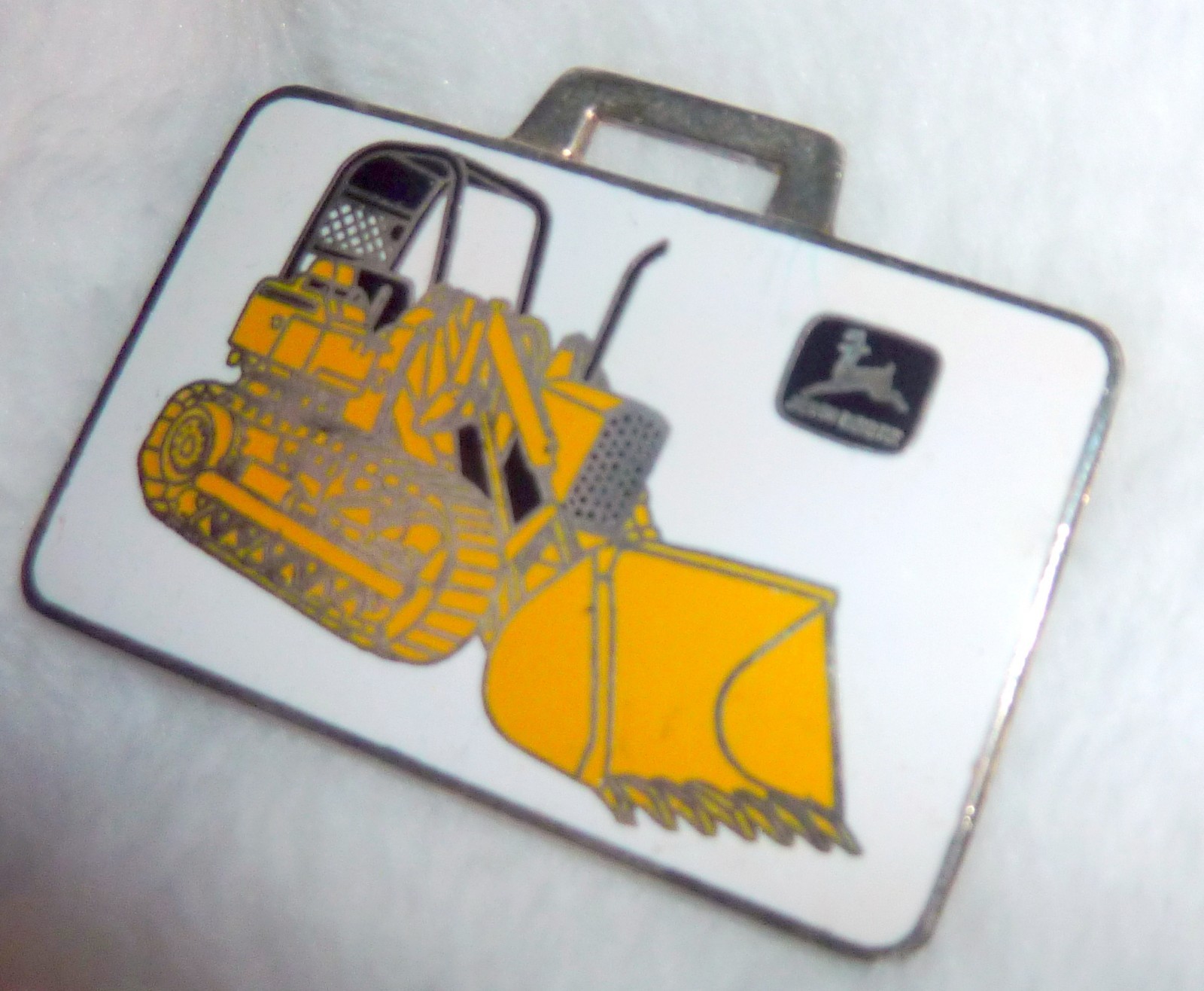 Vintage “Richards Machinery Corp” John Deere Dealer Heavy-Equipment Badge / Fob
