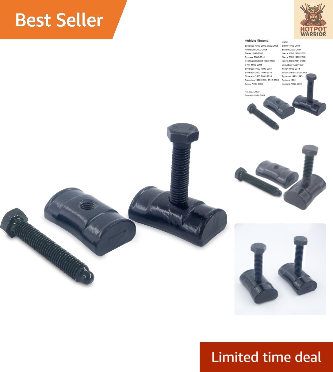 Torsion Bar Adjustment Nuts & Bolts for Chevy Trucks – Anti-Rust Coating